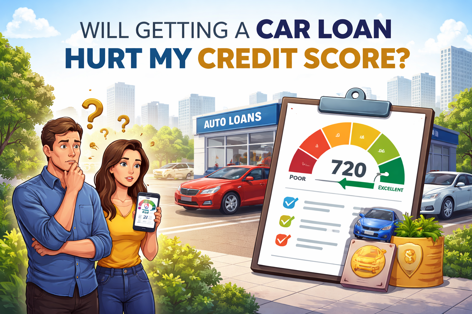 Will Getting a Car Loan Hurt My Credit Score?